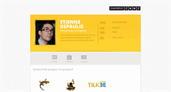 Desktop Screenshot of etiennedepaulis.com